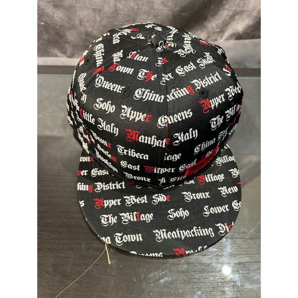 New Era  New York Boroughs - Women\'s Black Fitted Baseball Cap 7 5/8 Black